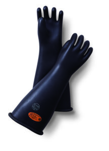 高压橡胶绝缘手套 单色